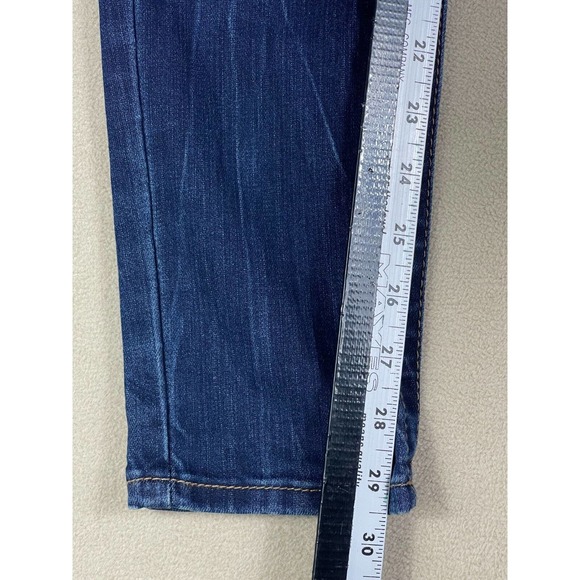 Seven7 Tummyless High Rise Womens 6 Stretch Skinny Jeans Blue Denim - Picture 5 of 13